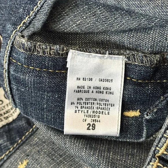 Guess Blue Pleated Skater Mini Skirt size 29 - Picture 7 of 8